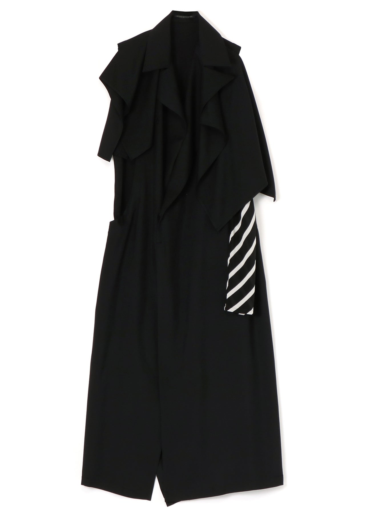 <411/1>+<412/1> SIDE OPEN DRAPED COAT