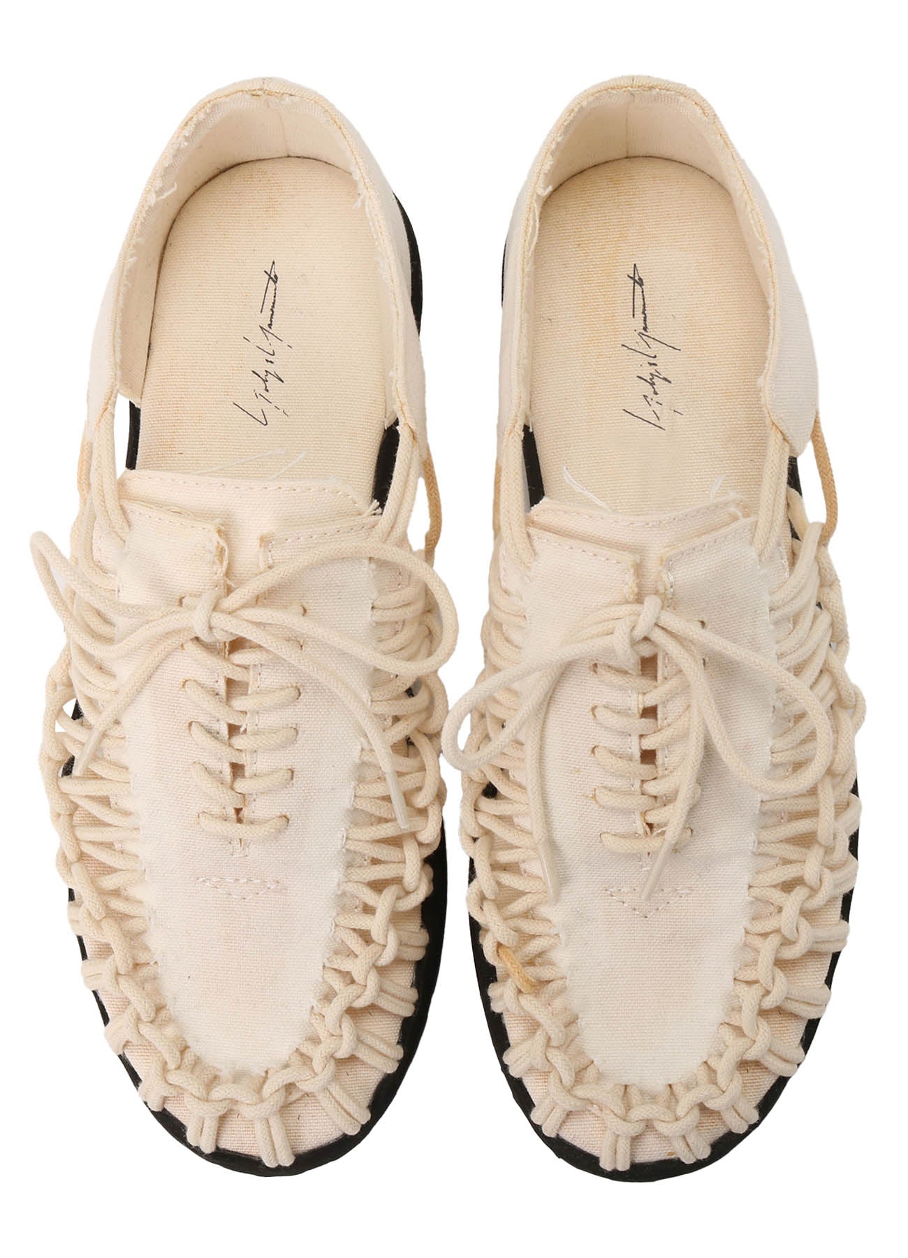 COTTON CANVAS LOOP SHOES – THE SHOP YOHJI YAMAMOTO