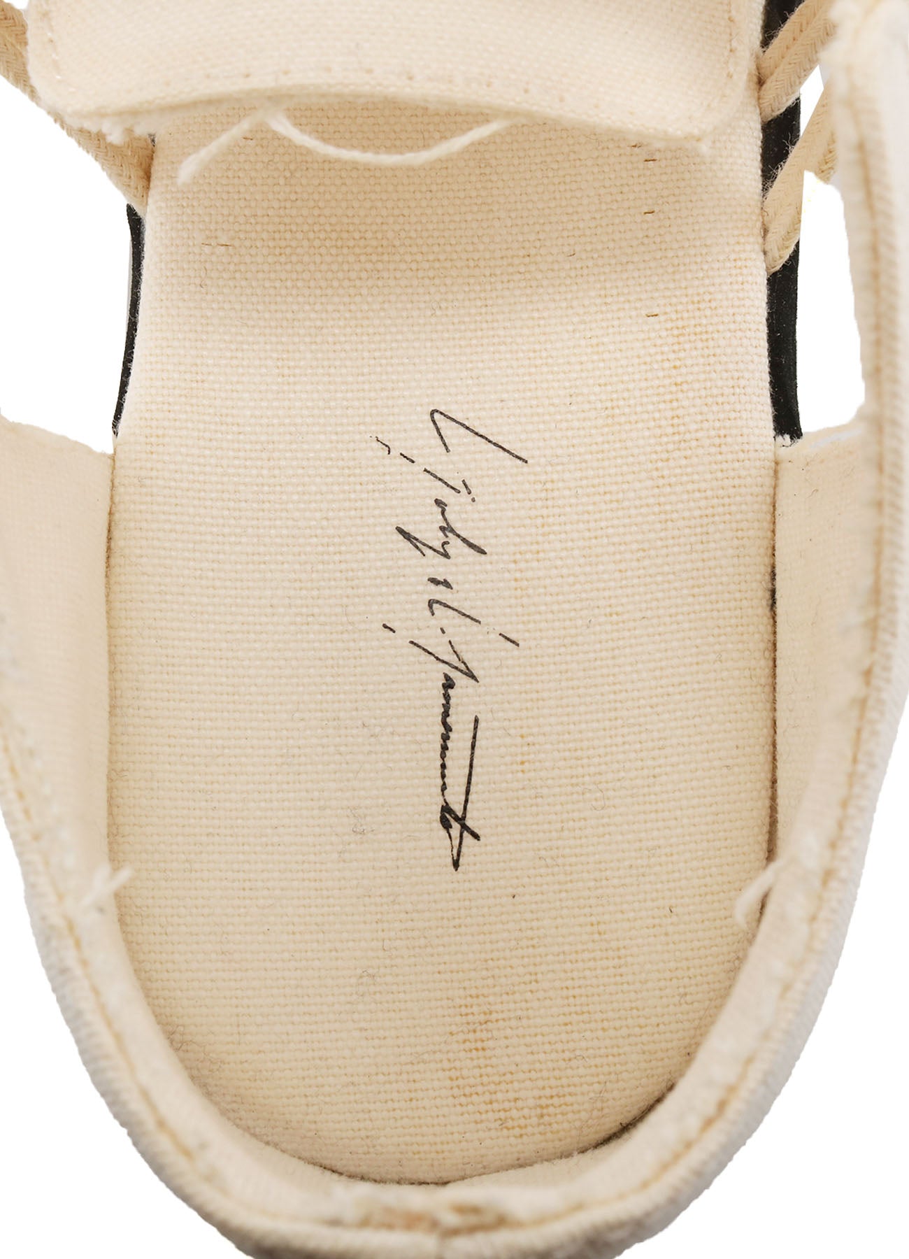 COTTON CANVAS LOOP SHOES – THE SHOP YOHJI YAMAMOTO