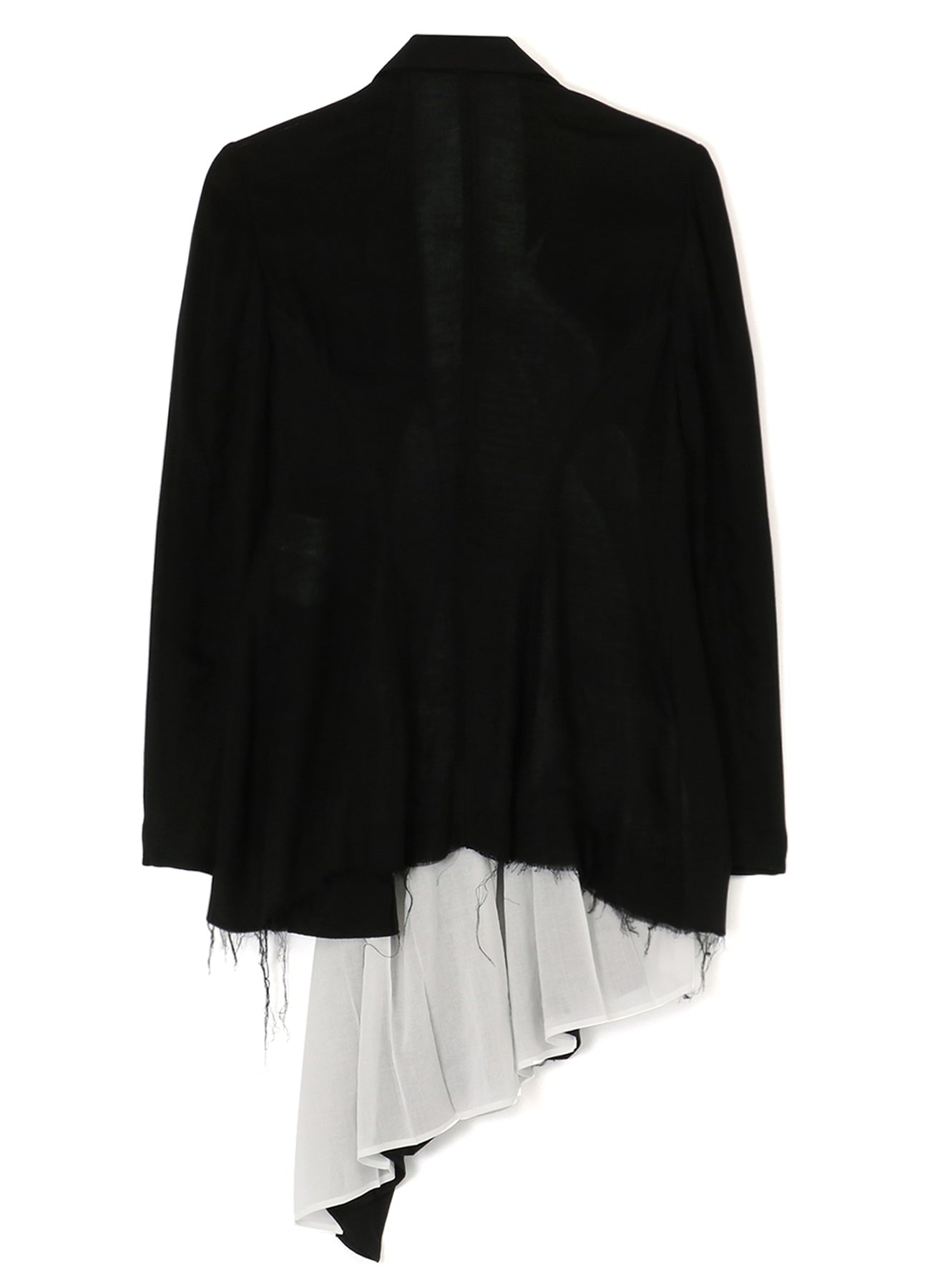 pao 黒 SHORT FRONT PLEATED JACKET – THE SHOP YOHJI YAMAMOTO