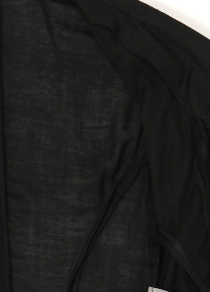 SHORT FRONT PLEATED JACKET