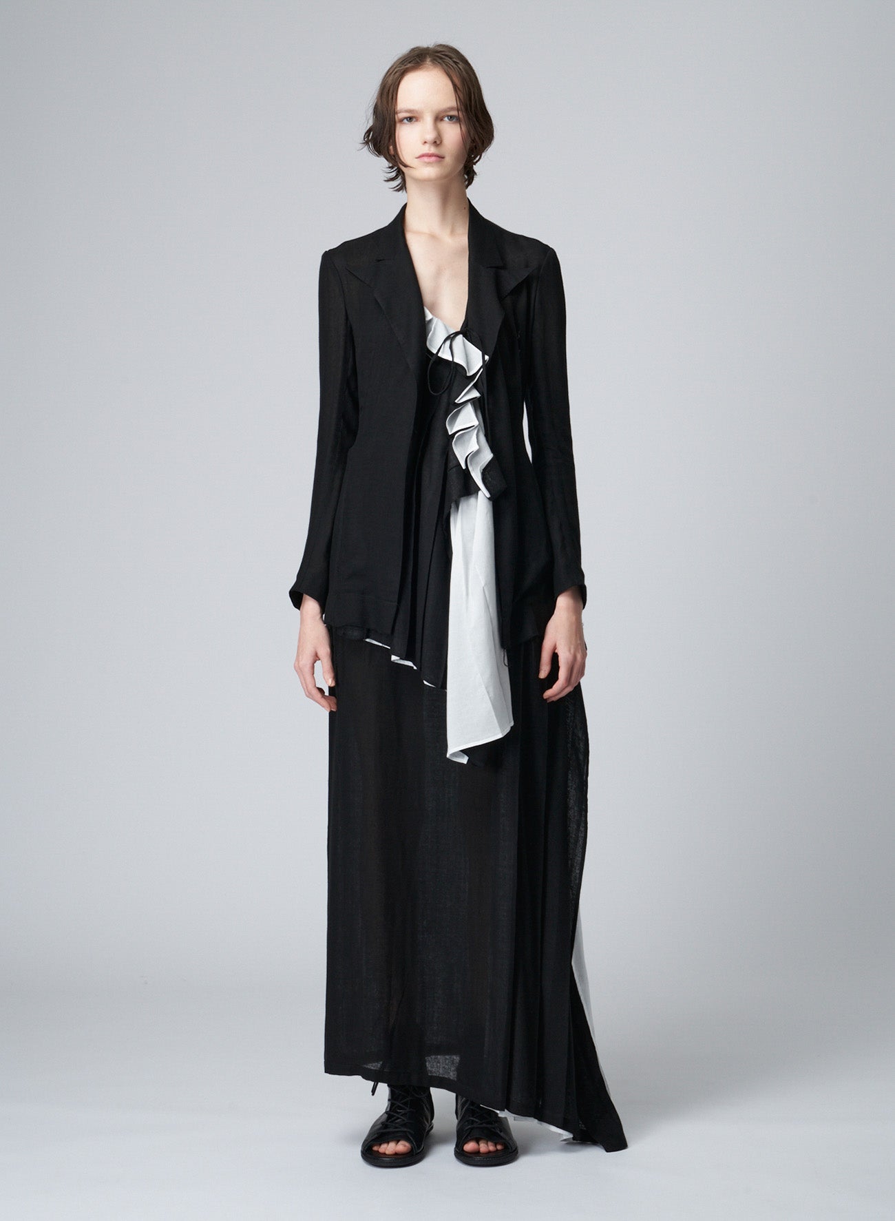 SHORT FRONT PLEATED JACKET – THE SHOP YOHJI YAMAMOTO