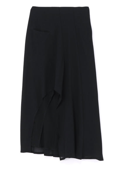 C/CHIFFON R ROUNDED DOUBLE LAYERED S