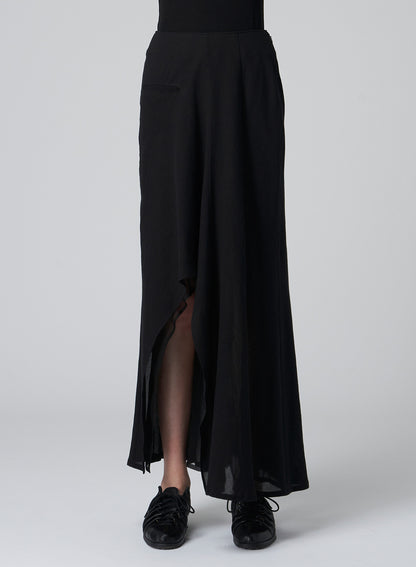 C/CHIFFON R ROUNDED DOUBLE LAYERED S