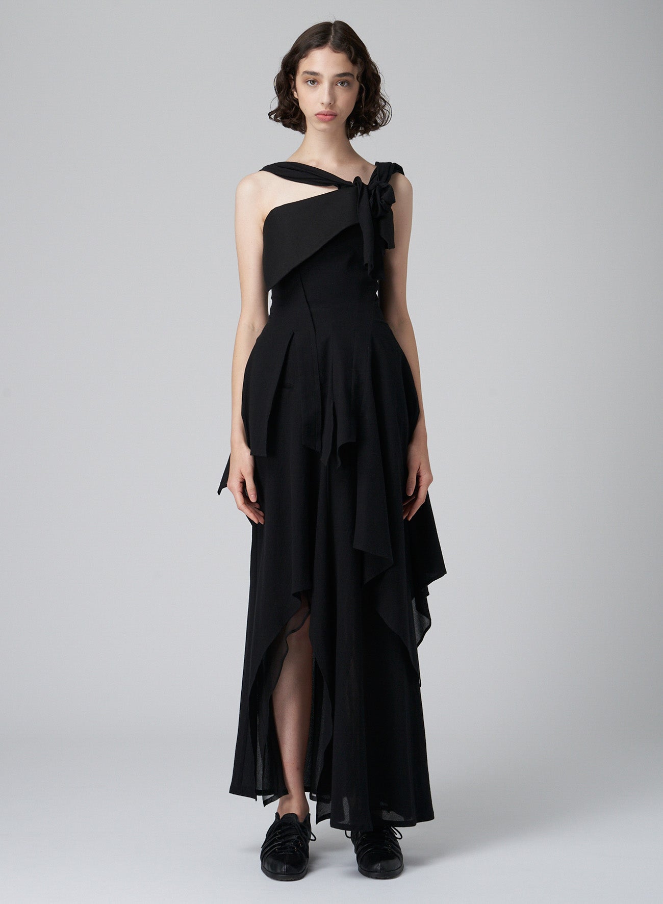 C/CHIFFON R ROUNDED DOUBLE LAYERED S