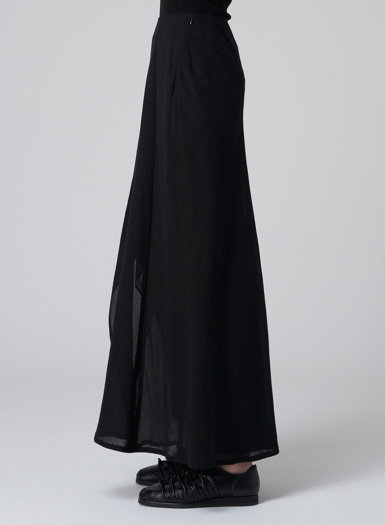 C/CHIFFON R ROUNDED DOUBLE LAYERED S