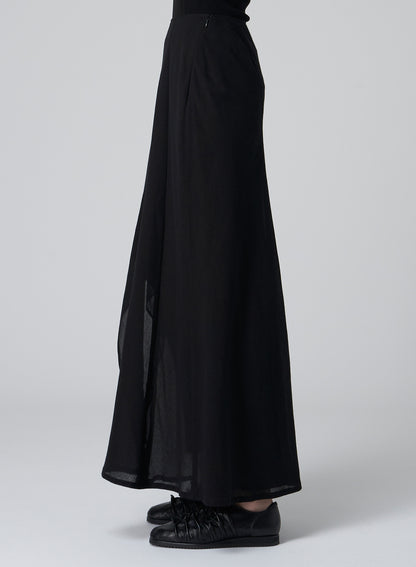 C/CHIFFON R ROUNDED DOUBLE LAYERED S