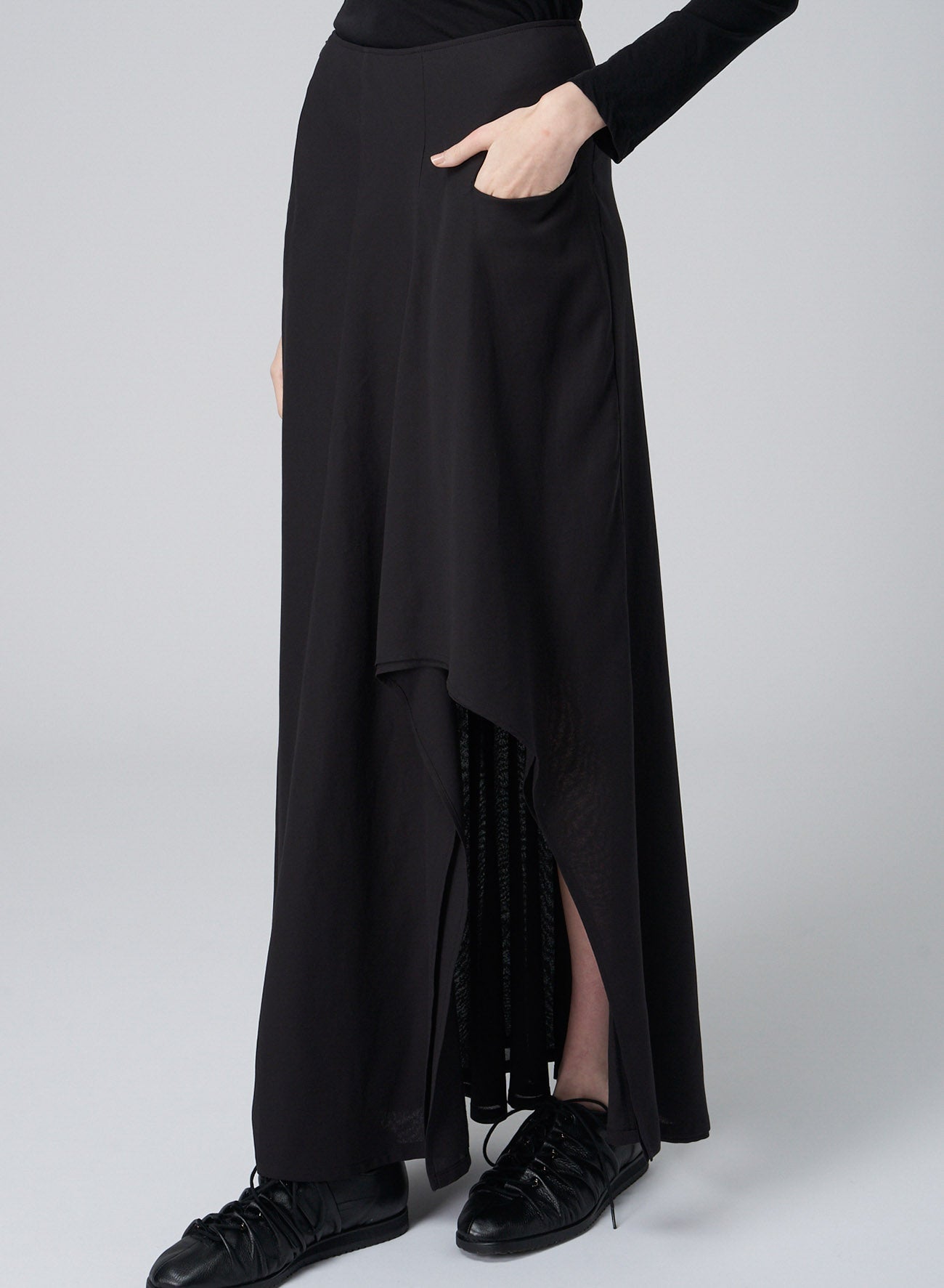 100/2 GEORGETTE L ROUNDED DOUBLE LAYERED S