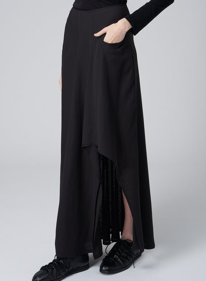 100/2 GEORGETTE L ROUNDED DOUBLE LAYERED S