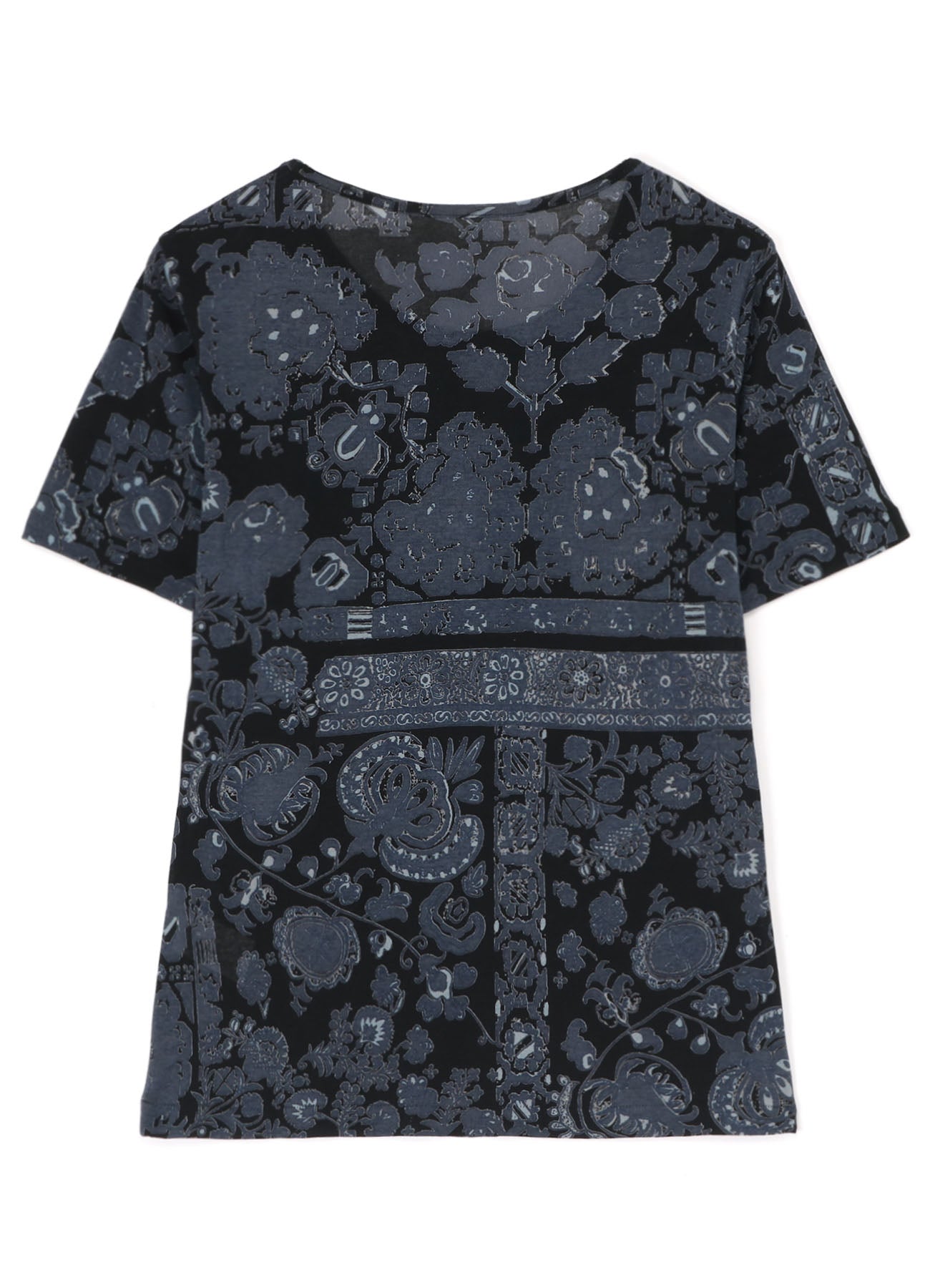 BATIK PRINT SHORT SLEEVE TOP