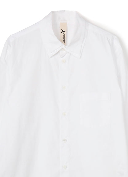 100/2 COTTON BROADCLOTH DOUBLE COLLAR SHIRT