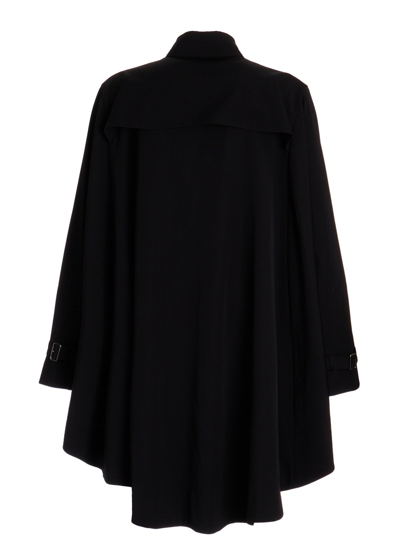 WOOL GABARDINE BIG CAPE CLOAK