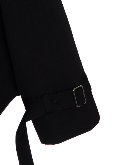 WOOL GABARDINE BIG CAPE CLOAK