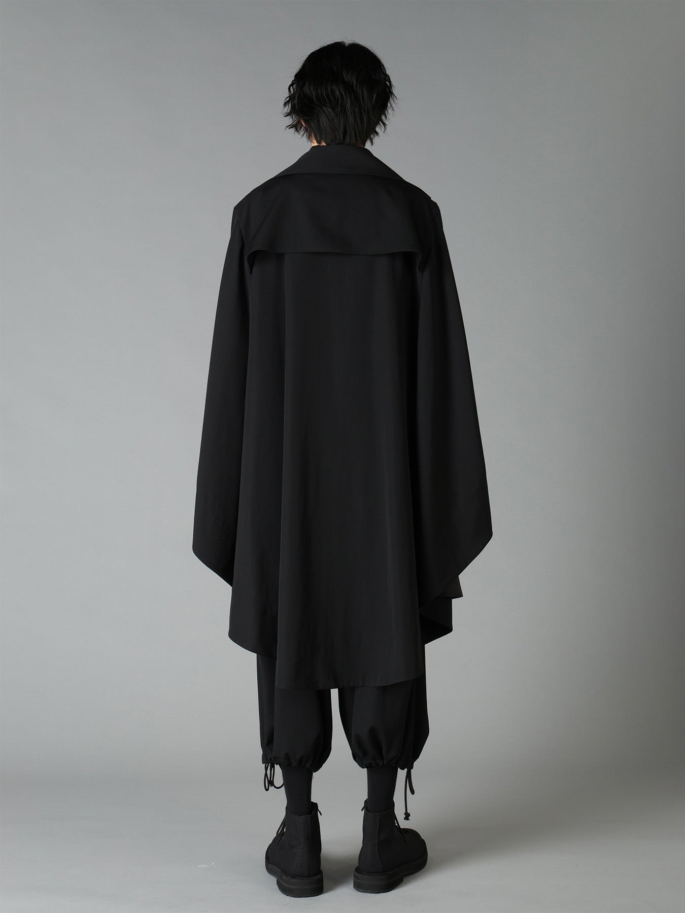 ヨウジヤマモトYOHJI Ground Y Gabardine Big Cape WOOL GABARDINE BIG CAPE CLOAK – THE SHOP YOHJI YAMAMOTO