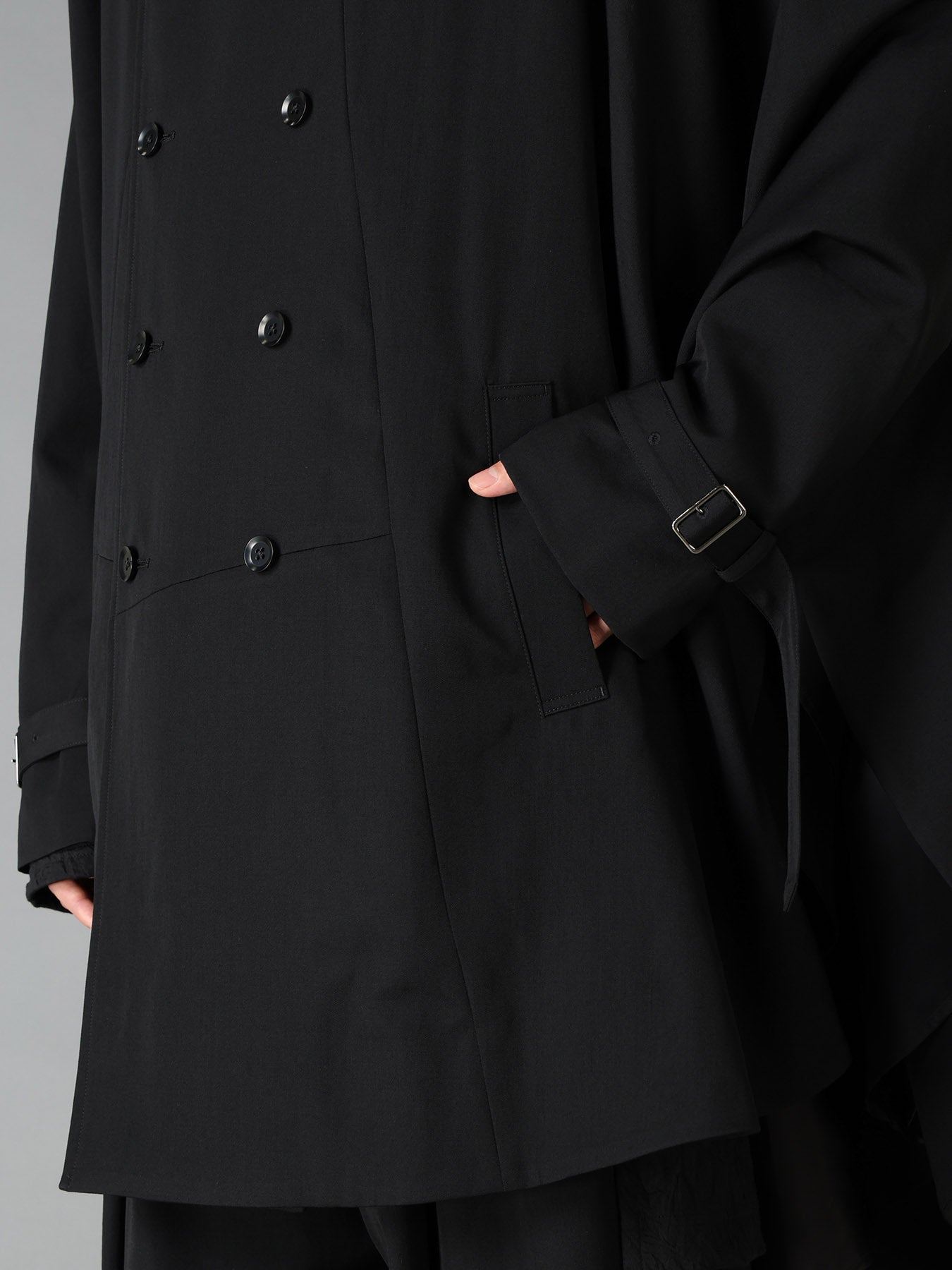 WOOL GABARDINE BIG CAPE CLOAK – THE SHOP YOHJI YAMAMOTO
