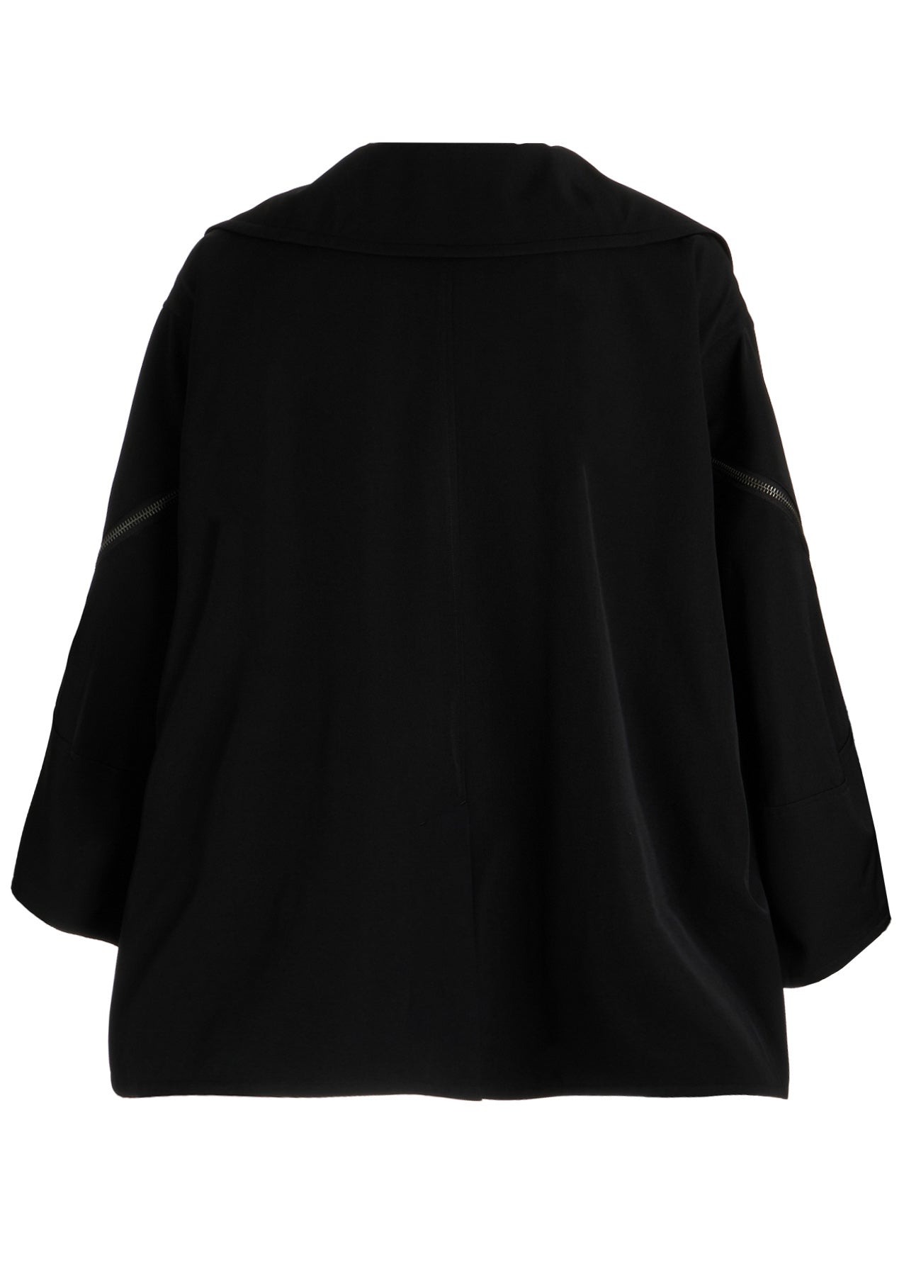 WOOL GABARDINE SHORT LENGTH BIG SLEEVE DOUBLE COAT – THE SHOP
