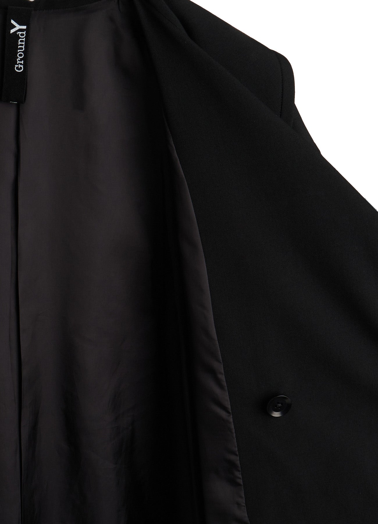 WOOL GABARDINE SHORT LENGTH BIG SLEEVE DOUBLE COAT