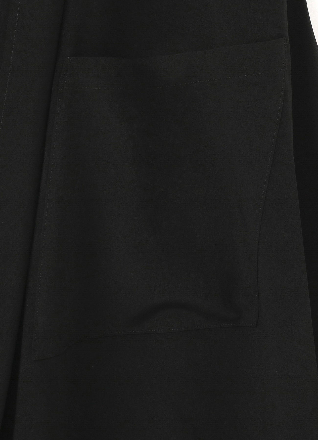 CREPE DE CHINE SIDE FLUTTERING LONG VEST