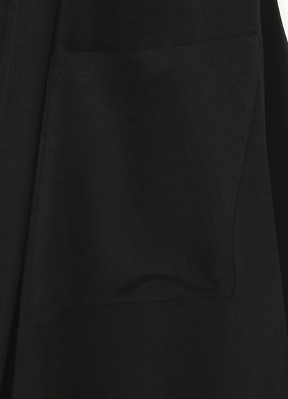 CREPE DE CHINE SIDE FLUTTERING LONG VEST