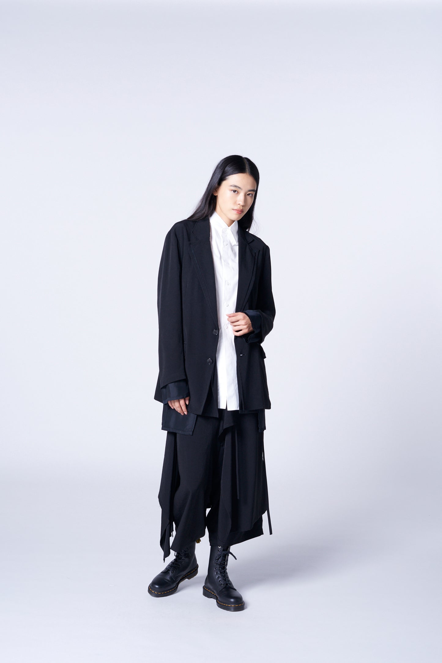 TRIACETATE/POLYESTER CREPE de CHINE DOUBLE JACKET