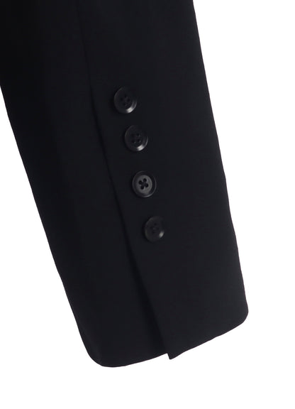 WOOL GABARDINE MEN'S STAND COLLAR JACKET