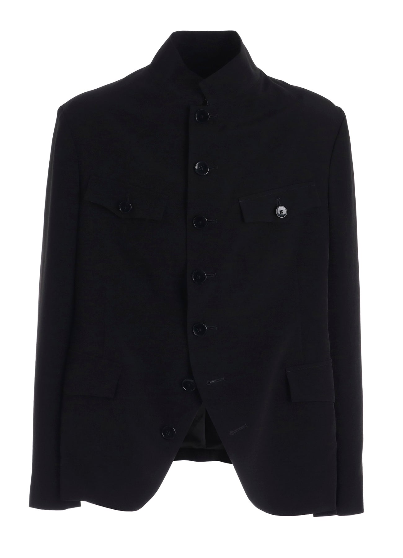 CREPE DE CHINE MEN'S STAND COLLAR JACKET