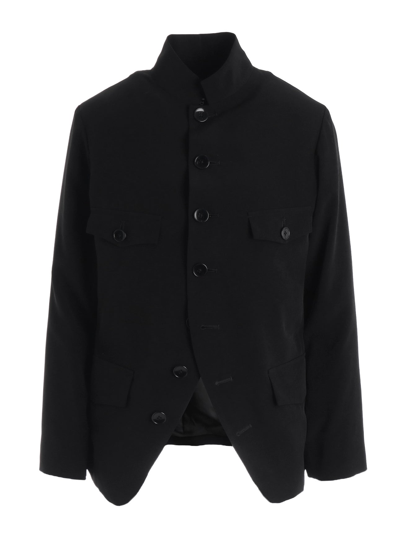 CREPE DE CHINE WOMEN'S STAND COLLAR JACKET – THE SHOP YOHJI YAMAMOTO