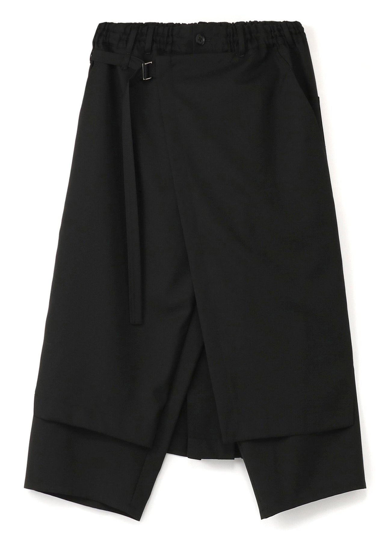 WOOL/POLYESTER GABARDINE WRAP PANTS TYPE 1 – THE SHOP YOHJI YAMAMOTO