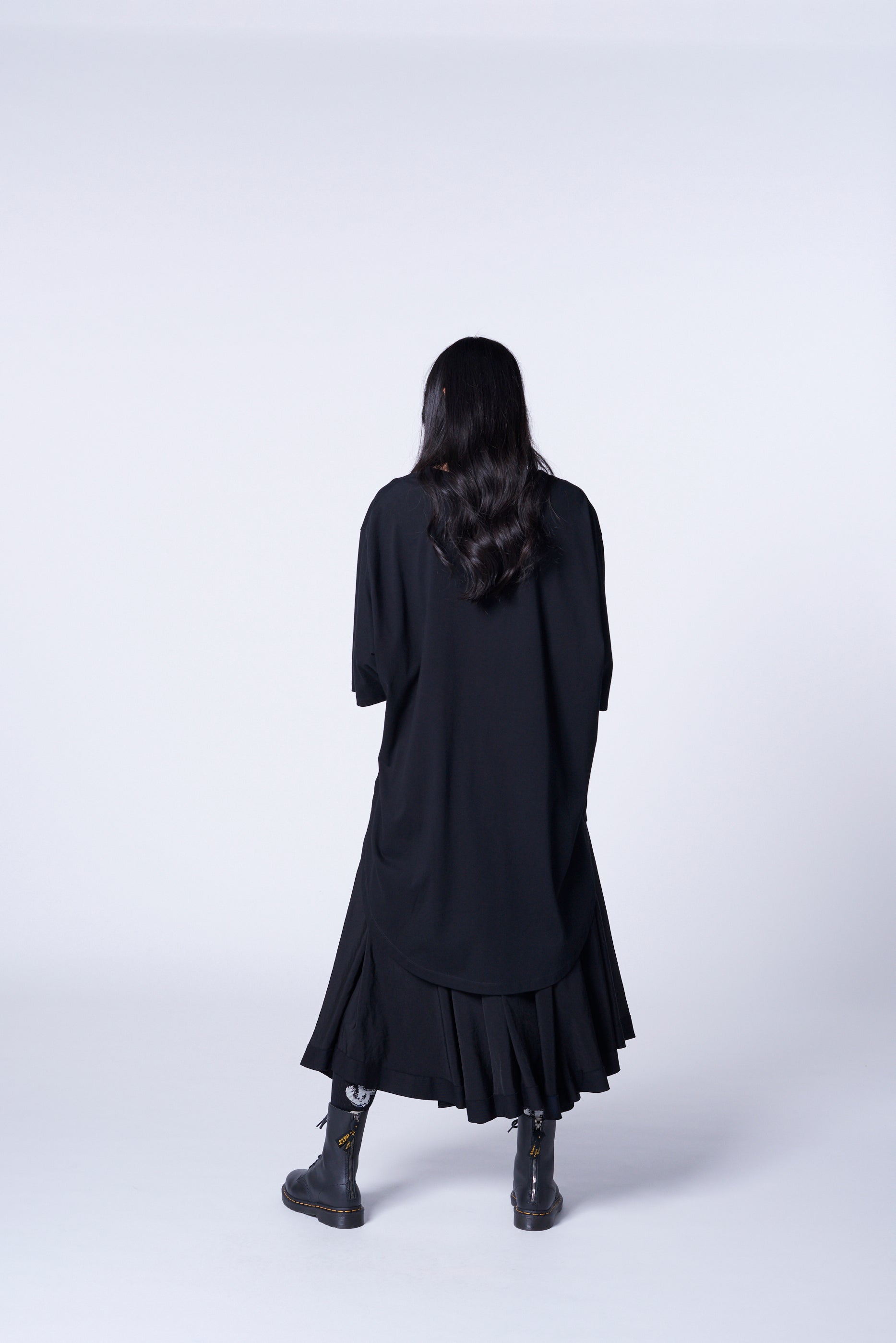 TRIACETATE/POLYESTER CREPE de CHINE CIRCLE PANTS – THE SHOP YOHJI YAMAMOTO