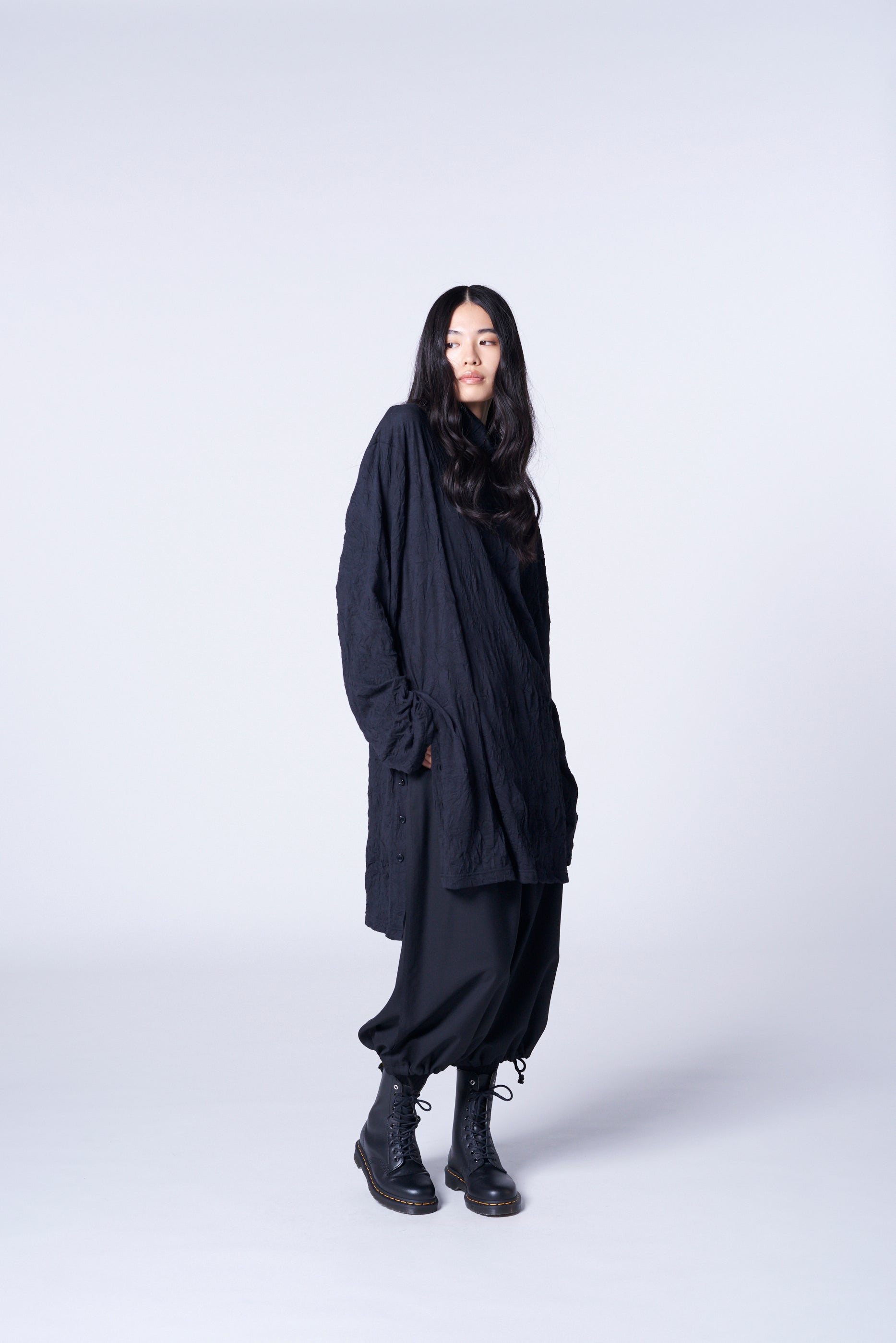 WOOL/POLYESTER GABARDINE BALLOON PANTS – THE SHOP YOHJI YAMAMOTO