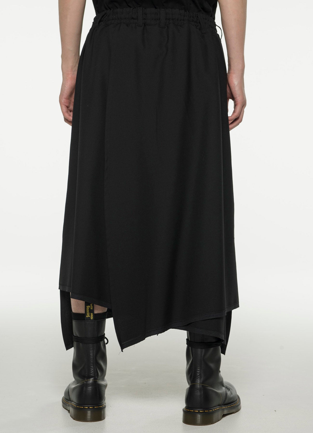 WOOL/POLYESTER GABARDINE HYBRID SKIRT-PANTS – THE SHOP YOHJI YAMAMOTO