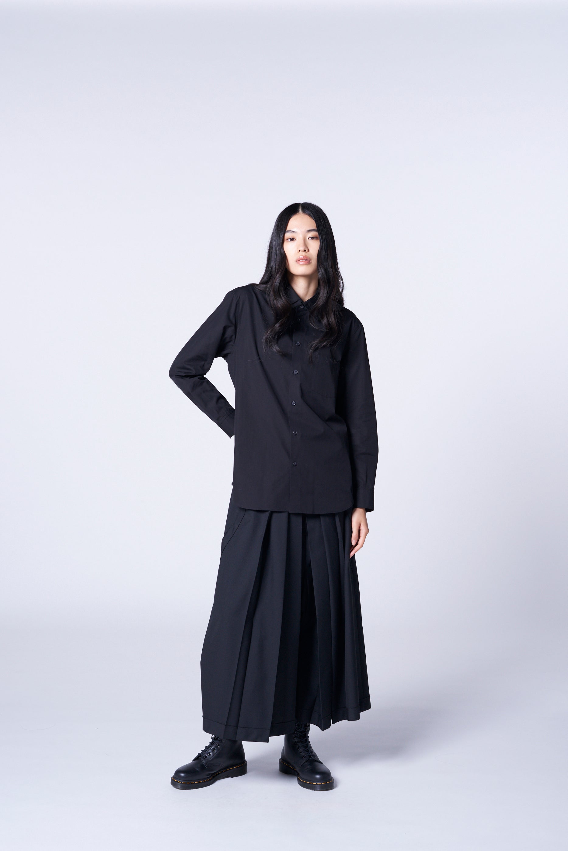 WOOL/POLYESTER GABARDINE HAKAMA PANTS TYPE 1