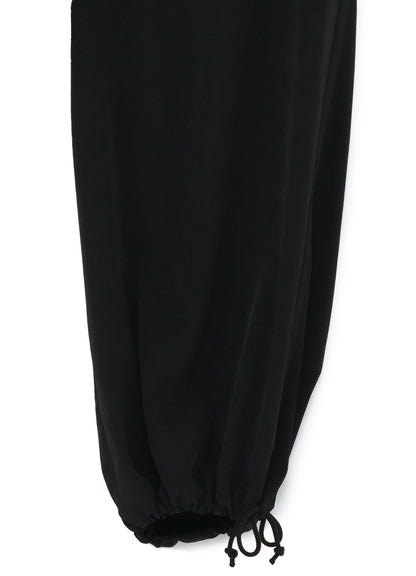 POLYESTER/TRIACETATE CREPE de CHINE BALLOON PANTS