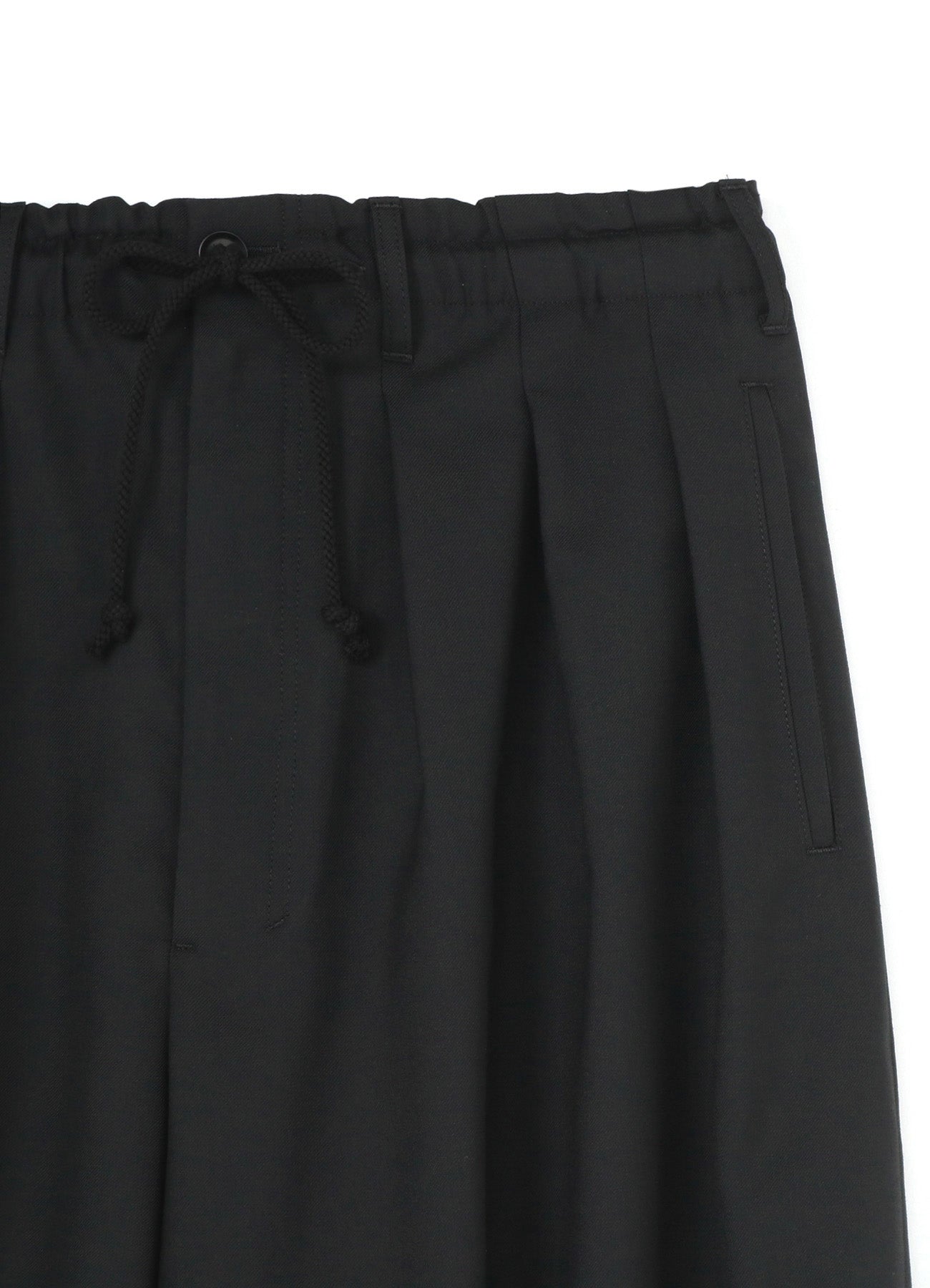 WOOL/POLYESTER GABARDINE CROW PANTS