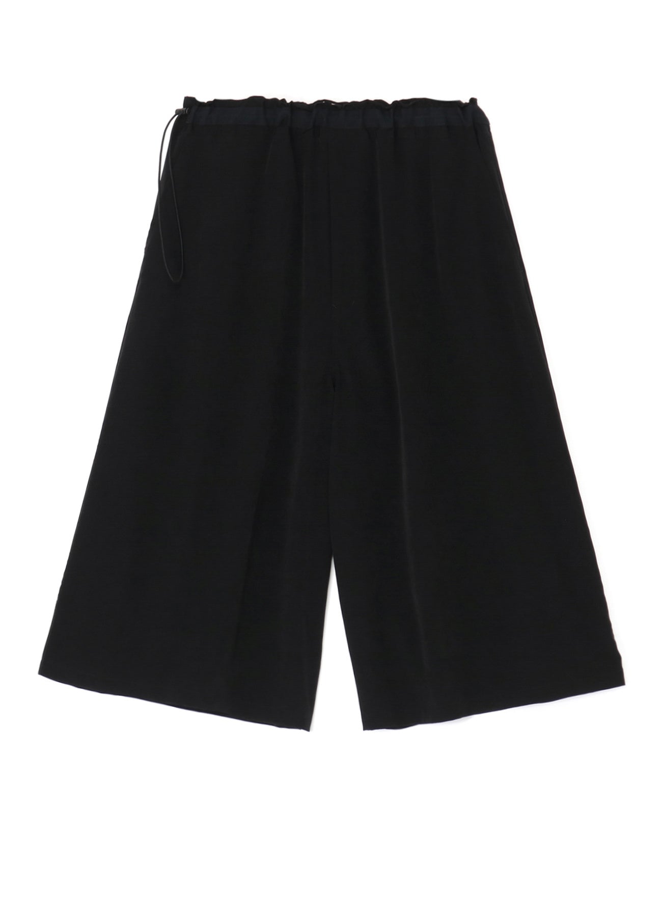 CREPE de CHINE DRAWSTRING CROPPED PANTS