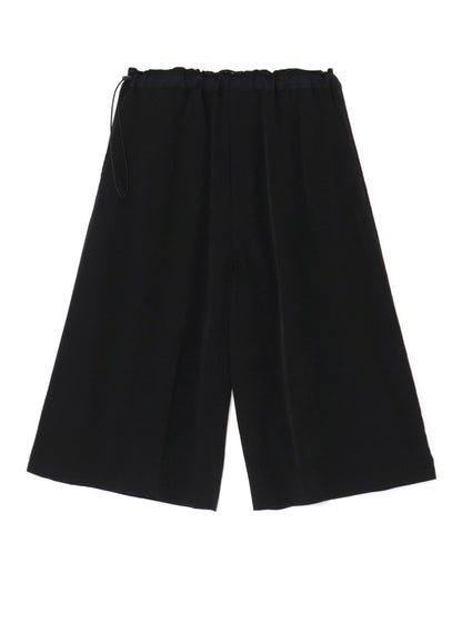 CREPE de CHINE DRAWSTRING CROPPED PANTS