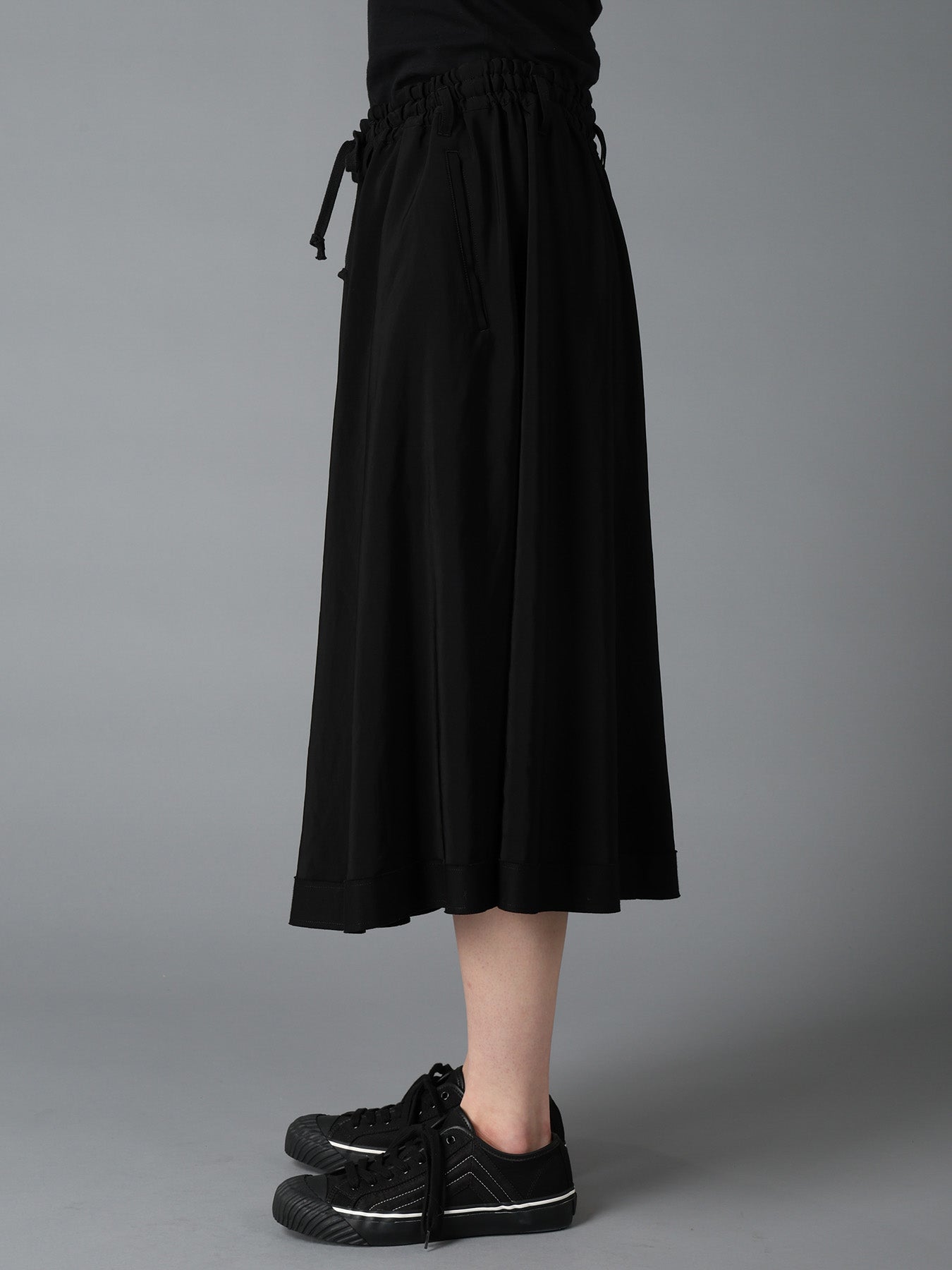 CREPE DE CHINE CIRCLE PANTS