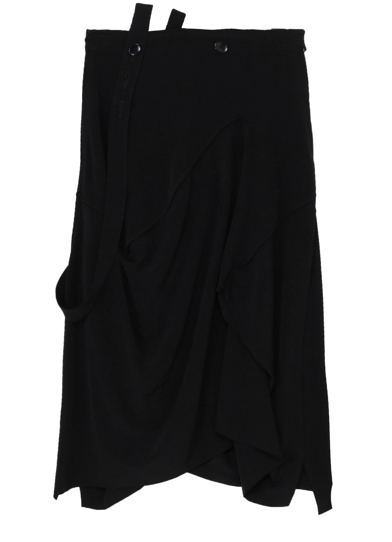 CREPE DE CHINE SQUARE SKIRT – THE SHOP YOHJI YAMAMOTO