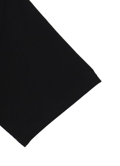 COTTON JERSEY FRONT RAGLAN SLIT T-SHIRT SHORT SLEEVES