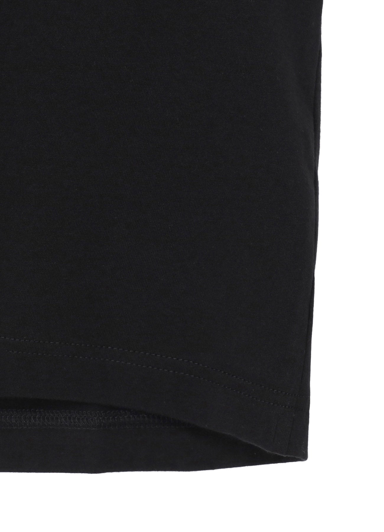 COTTON JERSEY FRONT RAGLAN SLIT T-SHIRT SHORT SLEEVES
