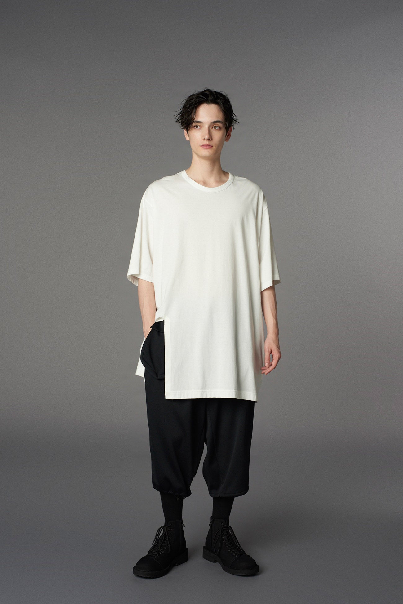 COTTON JERSEY JUMBO T-SHIRT SHORT SLEEVES