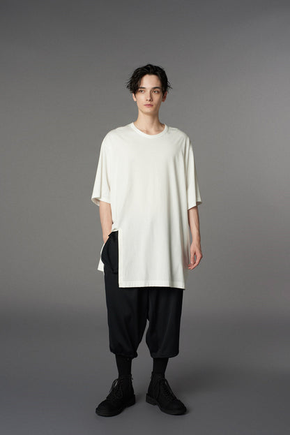 COTTON JERSEY JUMBO T-SHIRT SHORT SLEEVES