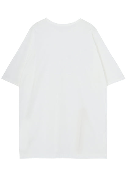 COTTON JERSEY JUMBO T-SHIRT SHORT SLEEVES
