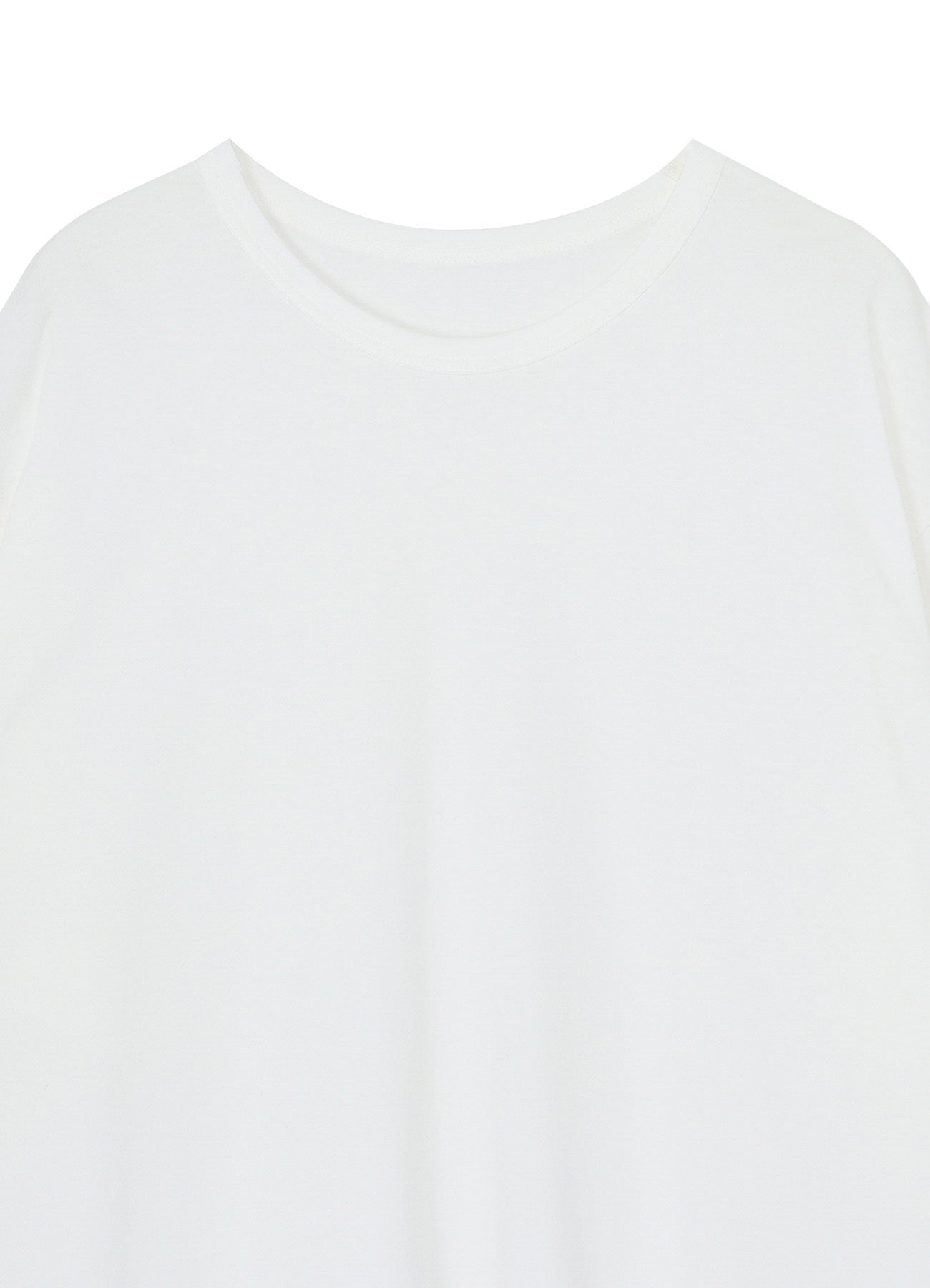 COTTON JERSEY JUMBO T-SHIRT SHORT SLEEVES