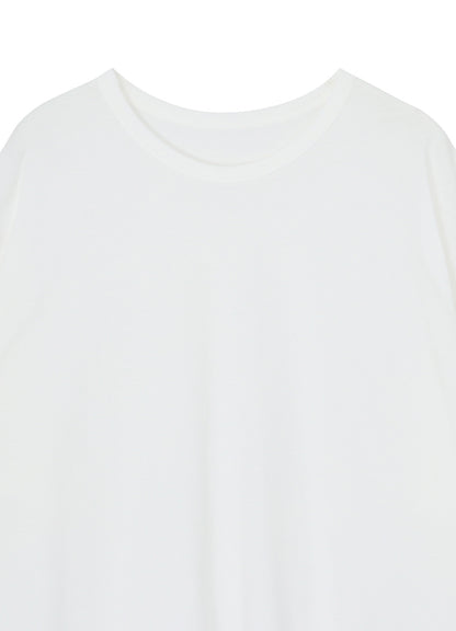 COTTON JERSEY JUMBO T-SHIRT SHORT SLEEVES