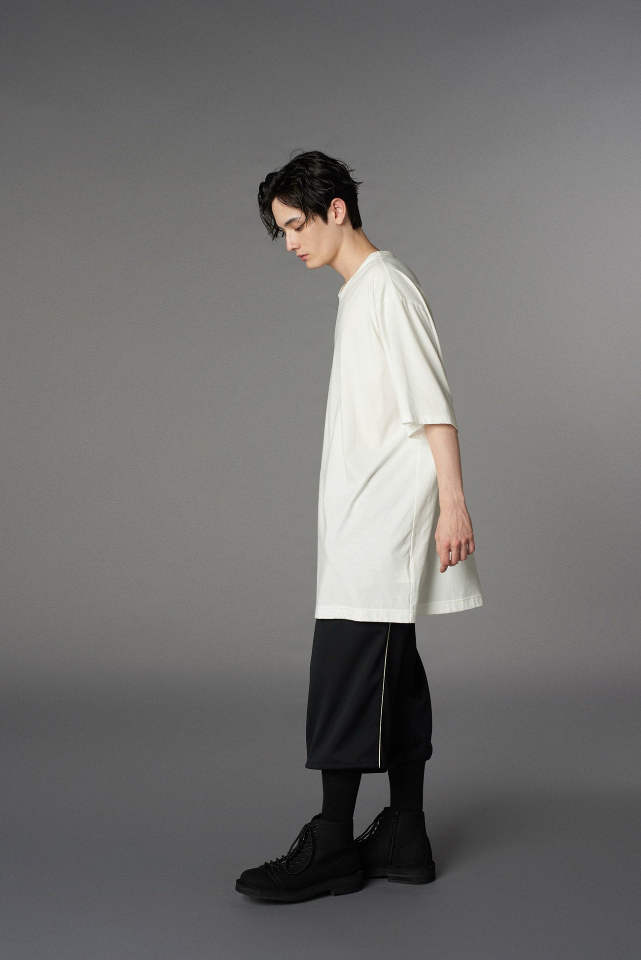 COTTON JERSEY JUMBO T-SHIRT SHORT SLEEVES