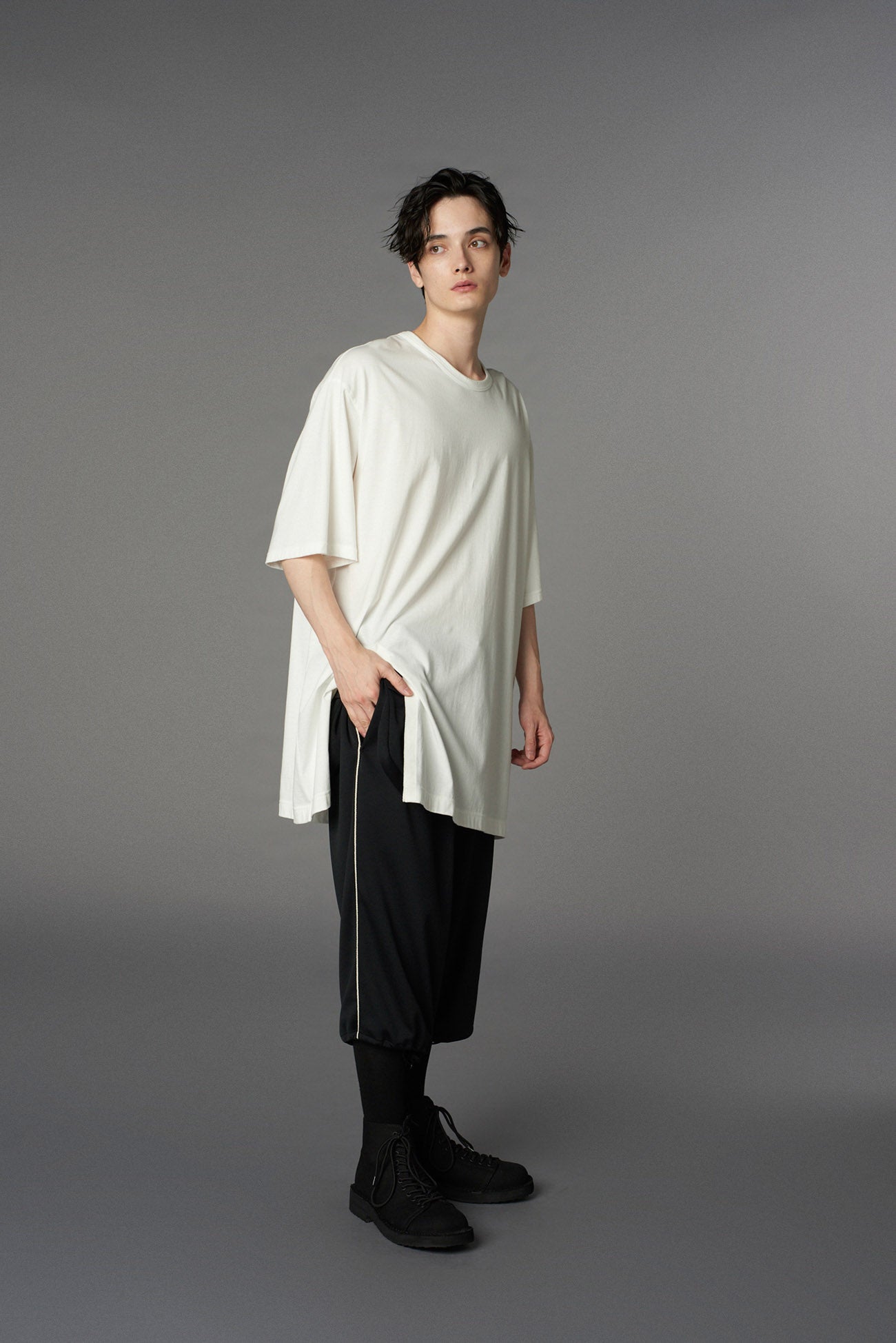 COTTON JERSEY JUMBO T-SHIRT SHORT SLEEVES