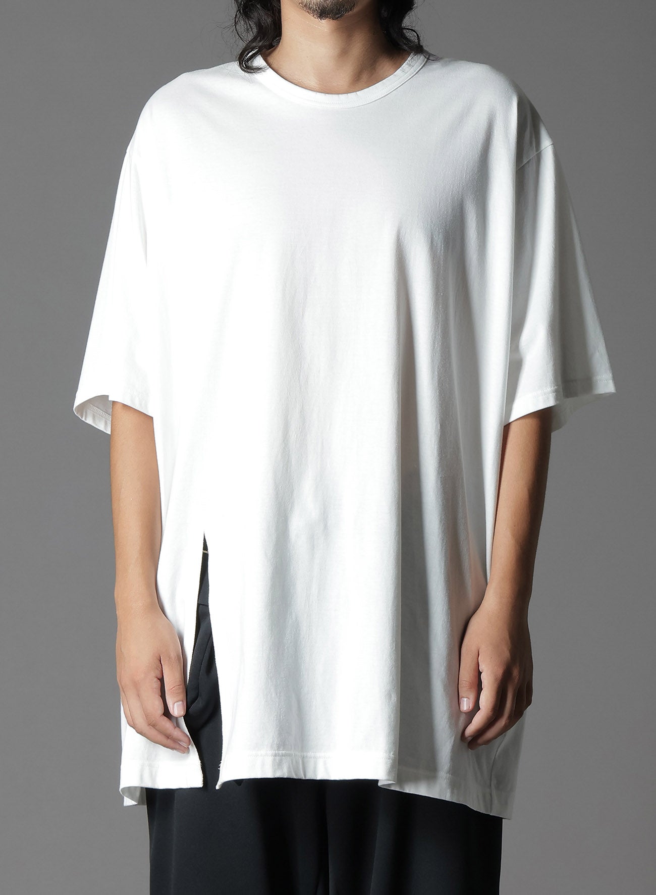 COTTON JERSEY JUMBO T-SHIRT SHORT SLEEVES