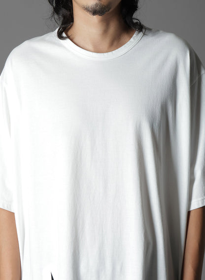 COTTON JERSEY JUMBO T-SHIRT SHORT SLEEVES