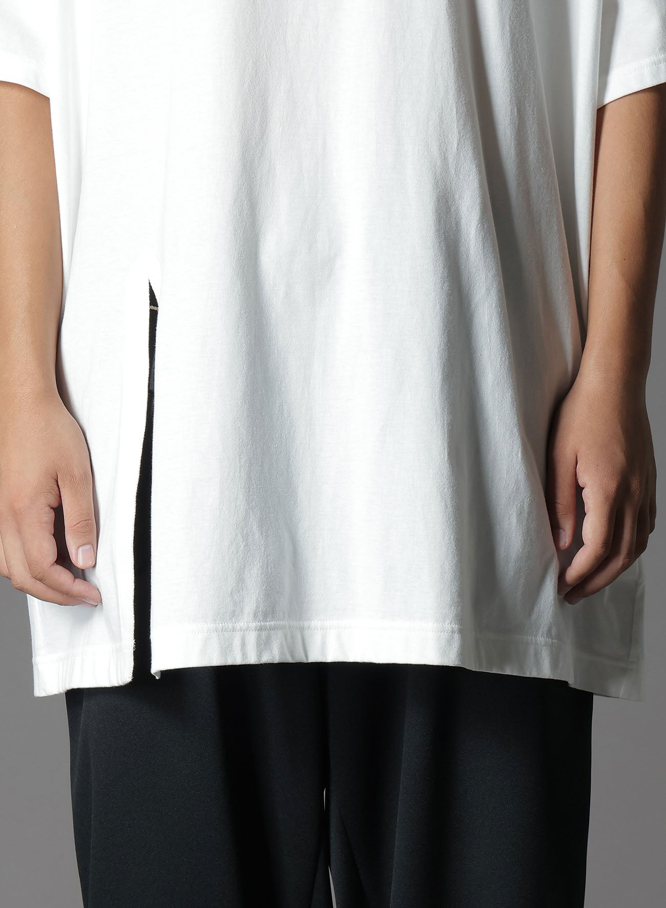 COTTON JERSEY JUMBO T-SHIRT SHORT SLEEVES